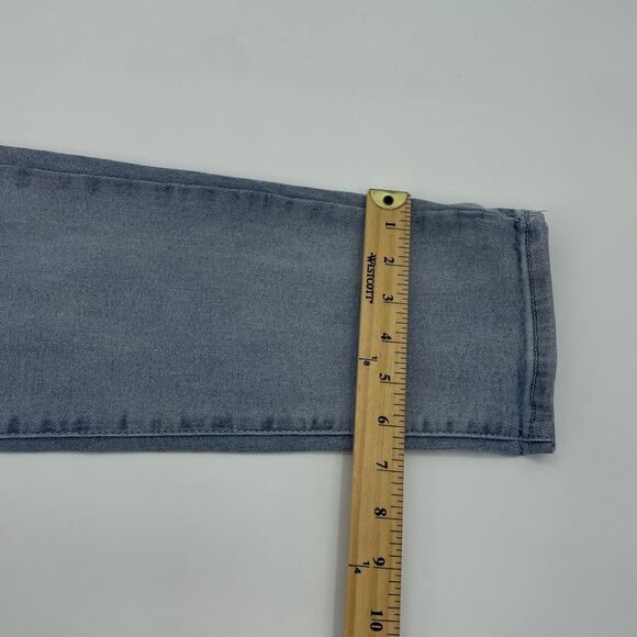 COTTON ON High 90's Jeans Womens Size 10 Heavy Denim Tapered Leg Light Wash - Picture 12 of 13